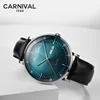 MIYOTA Movement Mechanical Watches Top Brand CARNIVAL Fashion Automatic Watch Men Calendar Week Waterproof Leather Band Sapphire ► Photo 2/6