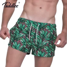 Taddlee Brand Men Beach Shorts Board Boxer Trunks Men’s Swimwear Swimsuits Swim Surfing Shorts Running Sports Trunks Gym Shorts