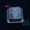 Teclado mecánico transparente keycaps R1 R2 R3 R4 OEM altura keycap sin impresión ABS sensación mate 4 unids/pack ► Foto 2/6