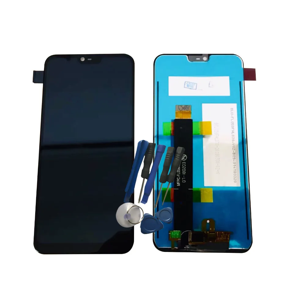 

BINYEAE For Nokia X6 LCD Display With Touch Screen Digitizer Assembly Replacement With Tools+3M Sticker