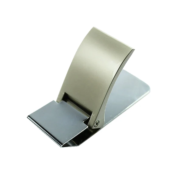 

NEW Wallet Slim Sided Stainless Steel Money Clip Card Credit Name Holder LBY2017