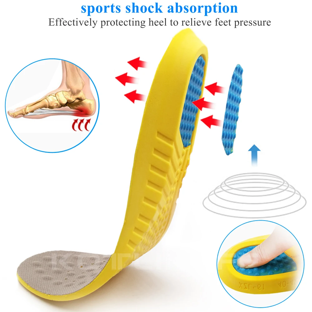KOTLIKOFF стельки для обуви, стельки для супинатора стопы для мужчин и женщин, спортивная обувь для бега, подошва на пятке, шпоры, стельки для акупрессуры