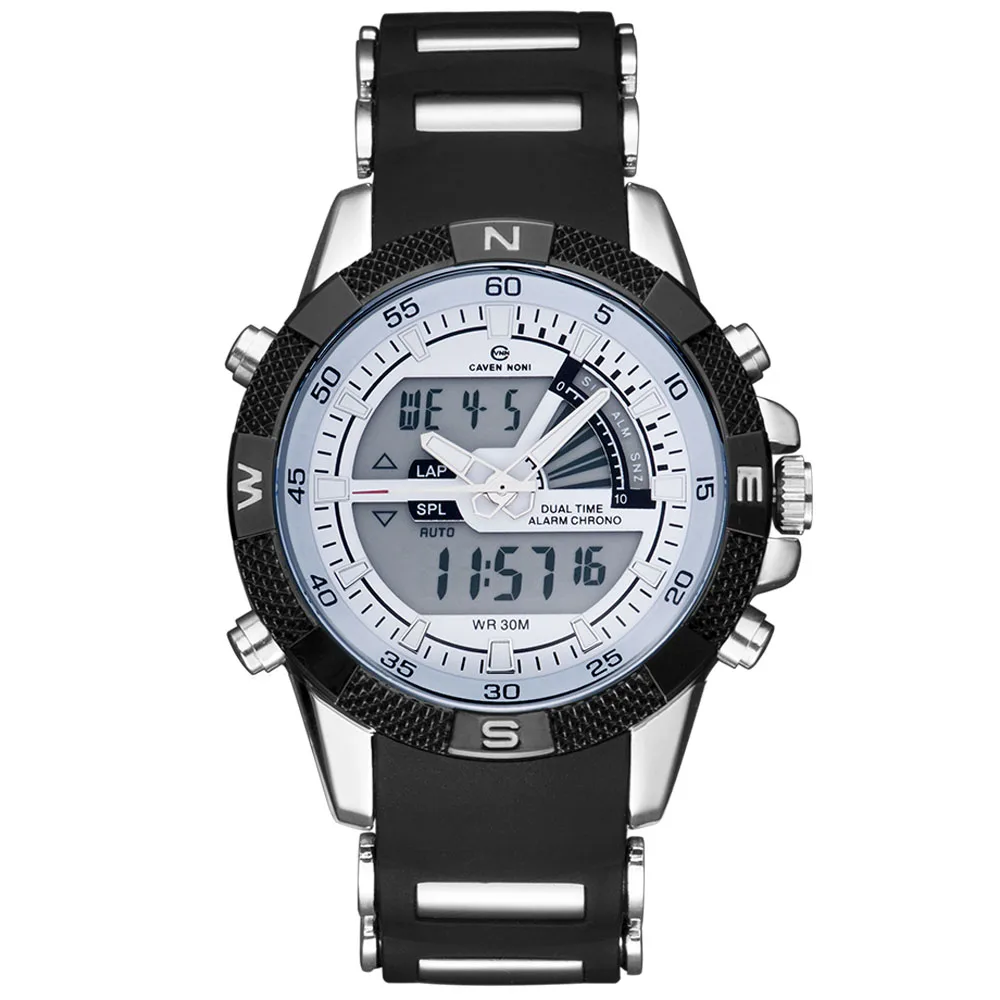 ASJ Digital LED Men Watch Top Brand Luxury Date Alarm Chronograph