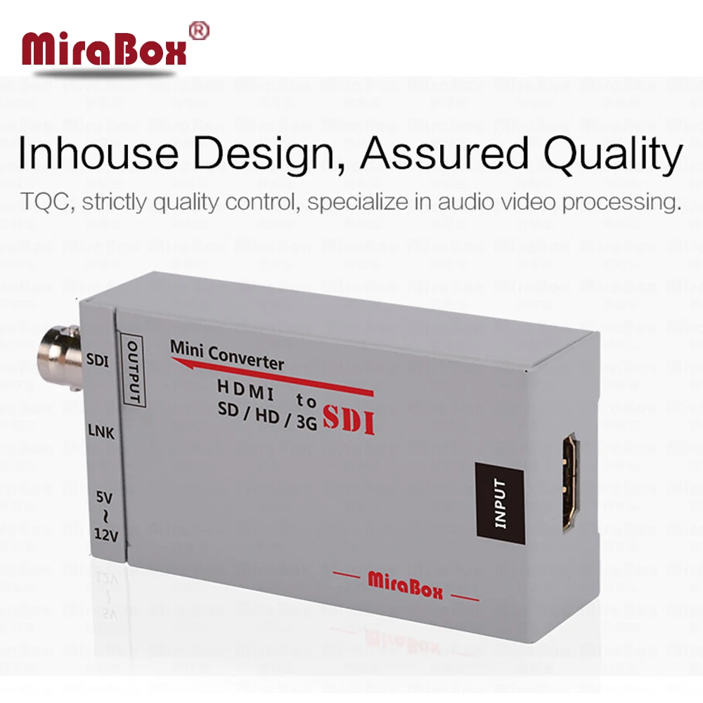 Mirabox Mini конвертер адаптер SD/HD/3G SDI поддержки 1080 P с аудио HDMI к Мини преобразователь