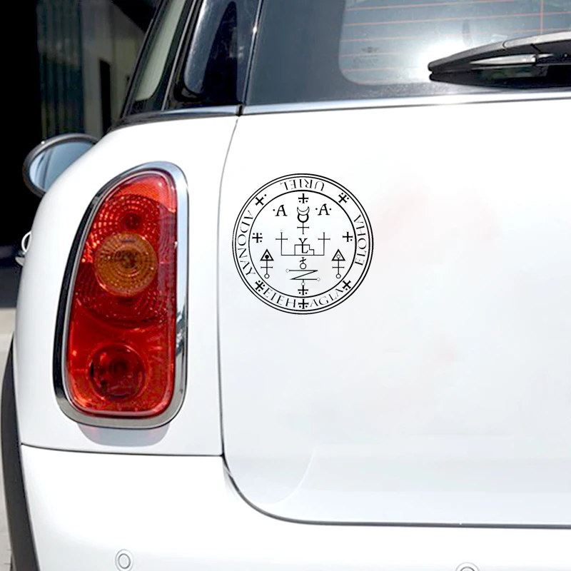 16*16CM Fashion Uriel Arch Angel Sigil Vinyl Rear Fender Accessories Sticker on Car Window Decoration for Kia Dodge Jeep Buick