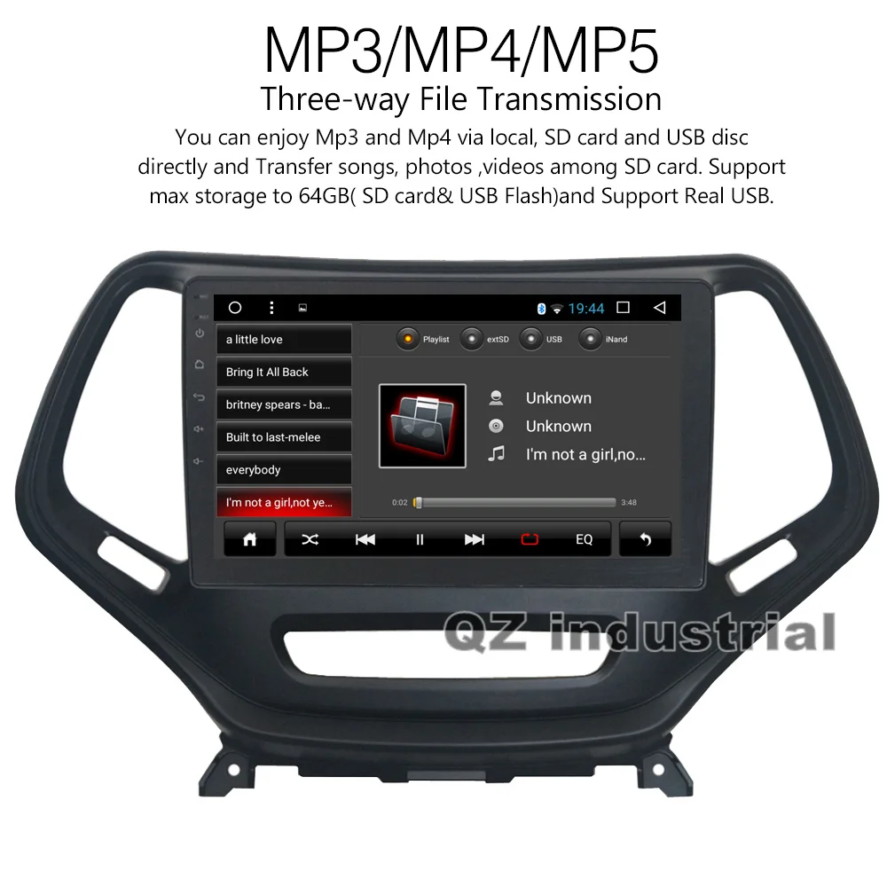 Flash Deal QZ industrial HD 10.1" 8core Android 8.1 T8 for JEEP Cherokee car DVD player with 3G 4G GPS WIFI Navigation BT Radio RDS SWC Map 3