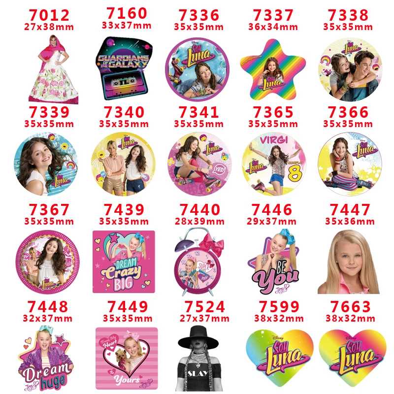 

Free shipping 30 pcs soy luna character planar resin PR 7012
