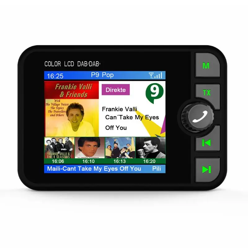 Мини dab цифровой радиоприемник адаптер Красочный ЖК-экран Bluetooth MP3 fm-передатчик для автомобильных аксессуаров