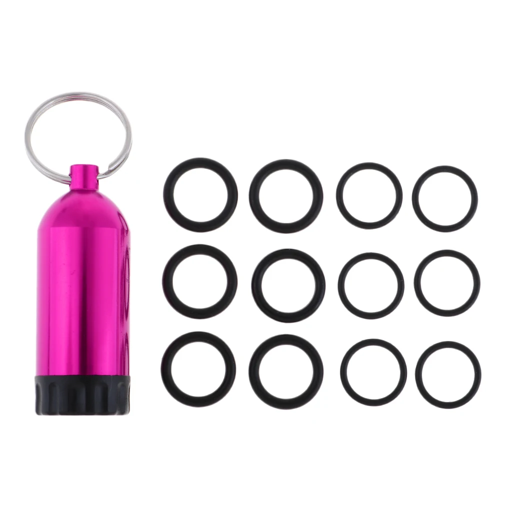 Scuba Diving Tank O-Ring Dive Kit Keychain with Pick