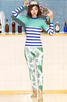 

South Korea's diving suit diving suit pants split outdoor surf wear sunscreen swimsuit quick dry trunks Yoga Pants