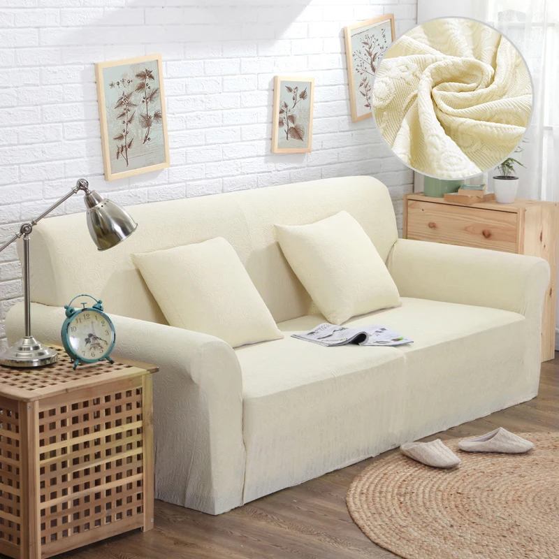 Lellen Jacquard embroidery fabric Sofa cover Tight wrap all inclusive