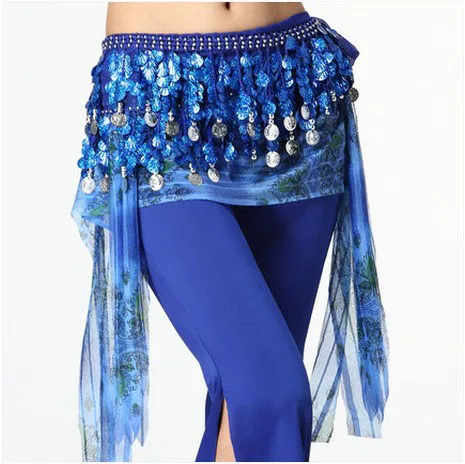 

Belly dance costumes senior chiffon sequins belly dance belts for women belly dance costume hip scarf