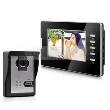 DIYSECUR 7 “Cámara A Prueba de Vandalismo 600TVL Noche de Desbloqueo Con Cable Video de La Puerta de Intercomunicación