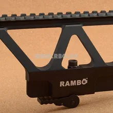 Алюминиевый сплав резка Ak 47 74 тактическое Боковое крепление с Пикатинни red dot Mount base M2160