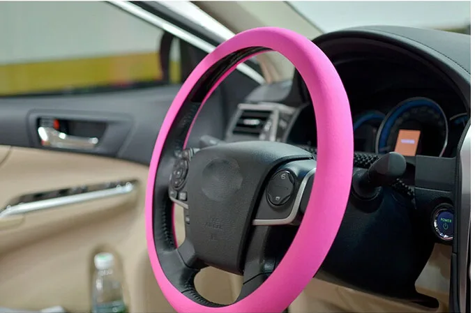 Soft Silicone Steering Wheel Cover Shell Skidproof Odorless Eco Friendly for Opel Astra VAUXHALL MOKKA Zafira Insignia Vectra QQ20150507115713