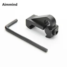 Тактический маленький подвесной крюк адаптер шарнирное соединение прицела 20 мм планки Picatinny и Weaver разъем AR Airsoft