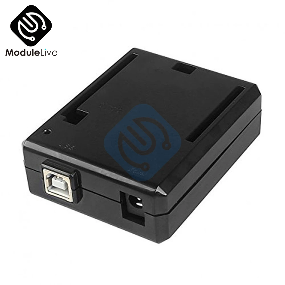 

Black ABS Plastic Enclosure Protective Case Box Shell For Arduino UNO R3 One Compatible USB Short Current Protection Diy Kit