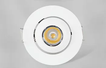 

10pcs/lot 50mm Led Mini Counter Jewelry Lights Downlight 2w Cabinet Dimmable Lamp Wall Light Ac85-265v Include Led Driver