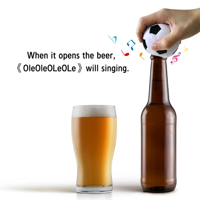 

Creative Magnetic Basketball Football Automatic Bottle Opener Music Ornaments Adsorbable Ornaments Kitchen Tools Gadgets