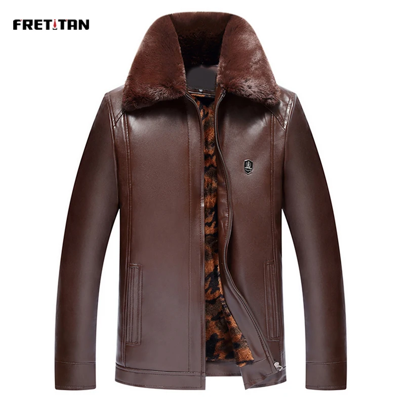 Fleece Rits Bont Jas Mens Winter Dikke Parka Casual Mannelijke Klassieke Warme Jas Herfst Mannen Bovenkleding Jas Windjack Merk Fleece Rits Bont Jas Mens Winter Dikke Parka Casual Mannelijke Klassieke Warme Jas Herfst Mannen Bovenkleding Jas Windjack Merk