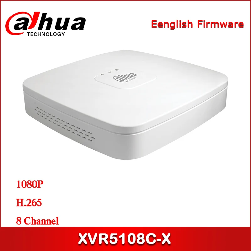 Сетевой видеорегистратор Dahua XVR5108C-X 8-канальный сетевой видеорегистратор пятиядерный ГП брод 1080P Smart 1U цифрового видео Регистраторы поддерживает HDCVI/AHD TVI/CVBS/IP видео входов