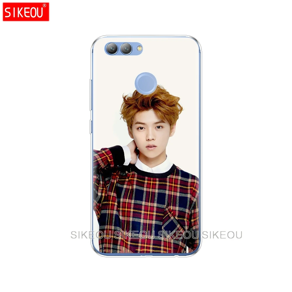 Силиконовый чехол для телефона huawei Y3 Y6 Y5 2 II 2017 nova 3e 2s LITE plus Kpop exo LUHAN Park Chanyeol|Бамперы|