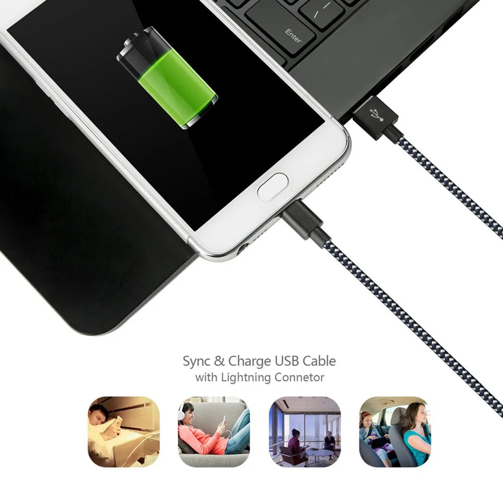 Micro usb cable fast charging 2.1A USB C 3.1 Type Data&Sync Faster Charger Cable For Samsung 1M/2M/3M usbc cable|Зарядные