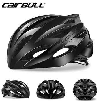 

2020 Cairbull Lightweight Bicycle Helmet Breathable Road Racing Helmets Sports Safety All-terrai Cycling Helmet M L Black White