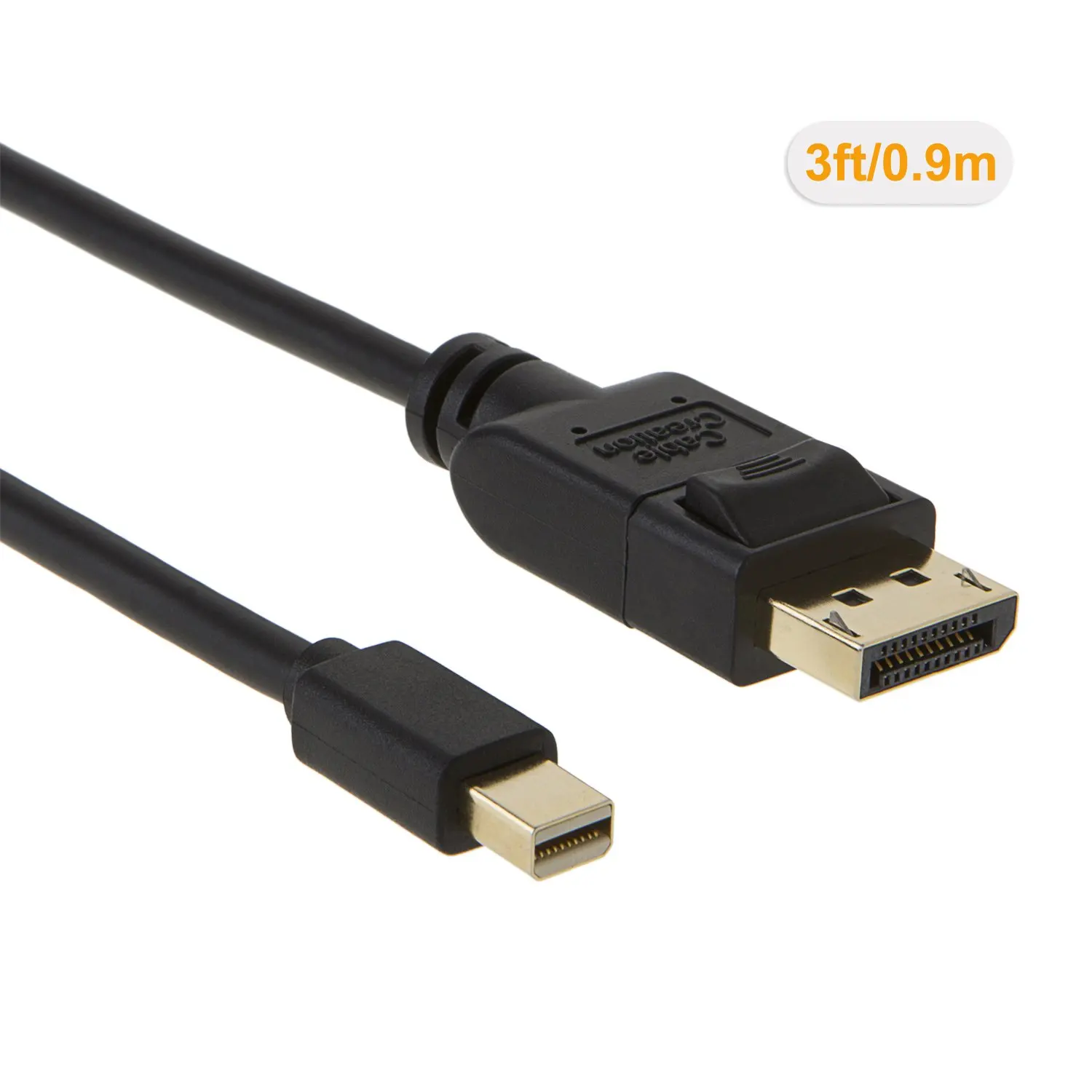 Кабель jorinmini DisplayPort к позолоченный кабель 3 фута Mini DP с поддержкой разрешения 4K 0 9