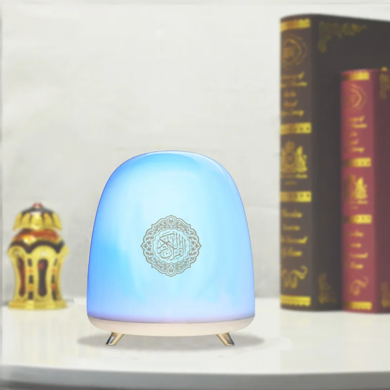 Новейший умный сенсорный Ночной светильник с динамиком из Корана и Рамадана, светодиодный пульт дистанционного управления, мусульманский беспроводной bluetooth-динамик