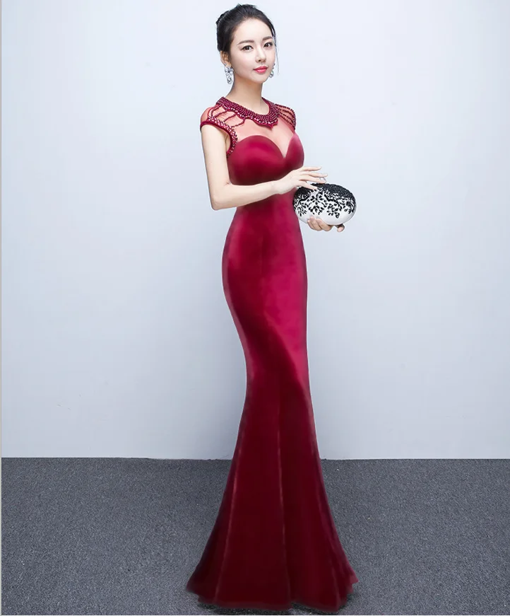 Ladies Dress Tunic Robe Femme Vestidos 2017 Party Dress Trumpet Mermaid Bodycon Bohemian Hollow Out Women Summer Long Dress (7)