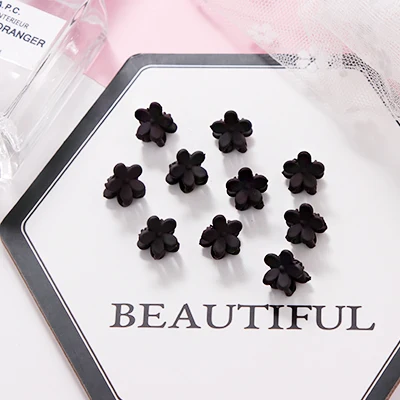 10pcs dark brown 5/10 шт./лот для девочек милый маленький сливовых расцветок заколки для волос для детей прекрасные заколки для волос Заколки ободки Дети Мода женские аксессуары для волос - Цвет: 10pcs dark brown