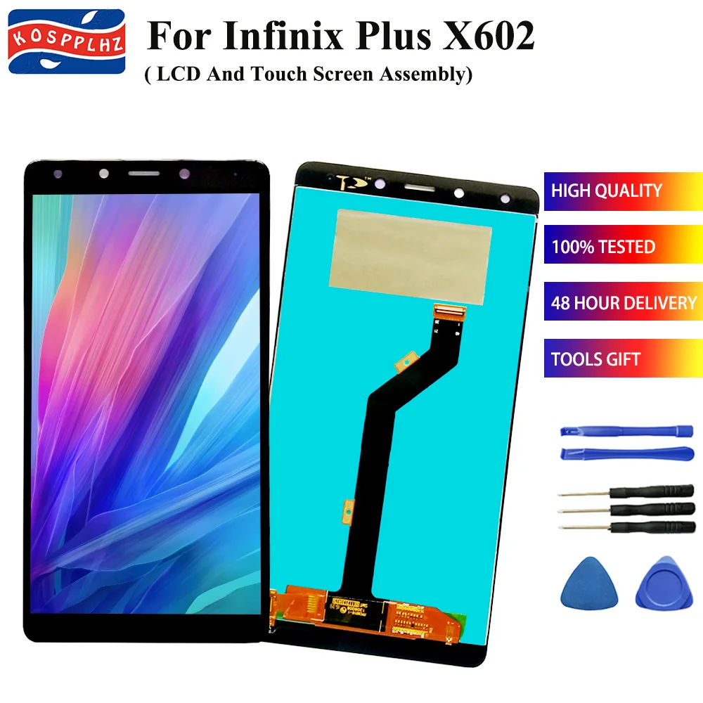 

100% new+tested For Infinix Zero 4 Plus X602 LCD Display and Touch Screen Assembly Digitizer Replacement Infinix X602 +tools