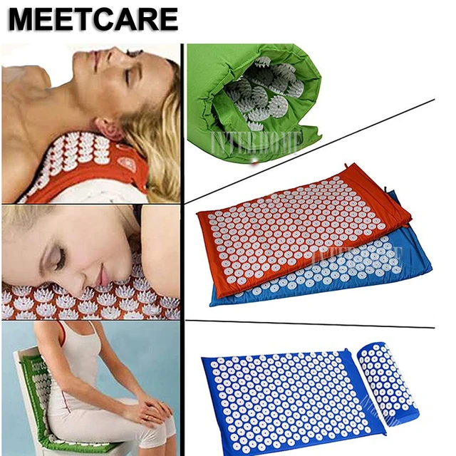 Yantra Shakti Mat Acupressure Massage Acupuncture Cushion Pillow Back