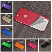 

for iPhone 5 7 8 X All-inclusive Stickers for iPhone 6 6S Plus Back Foil Ice Film Chinese Red Border Side Film Screen Protectors