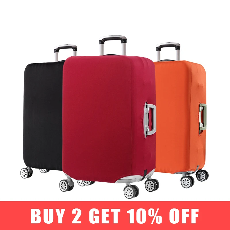 Buchnik Solid Luggage Protective Cover Stretch Fabric Suitcase Protector Baggage Dust Case For 18 To 30 Inch Travel Accessories huismerk kopen in de aanbieding Buchnik Solid Luggage Protective Cover Stretch Fabric Suitcase Protector Baggage Dust Case For 18 To 30 Inch Travel Accessories huismerk kopen in de aanbieding