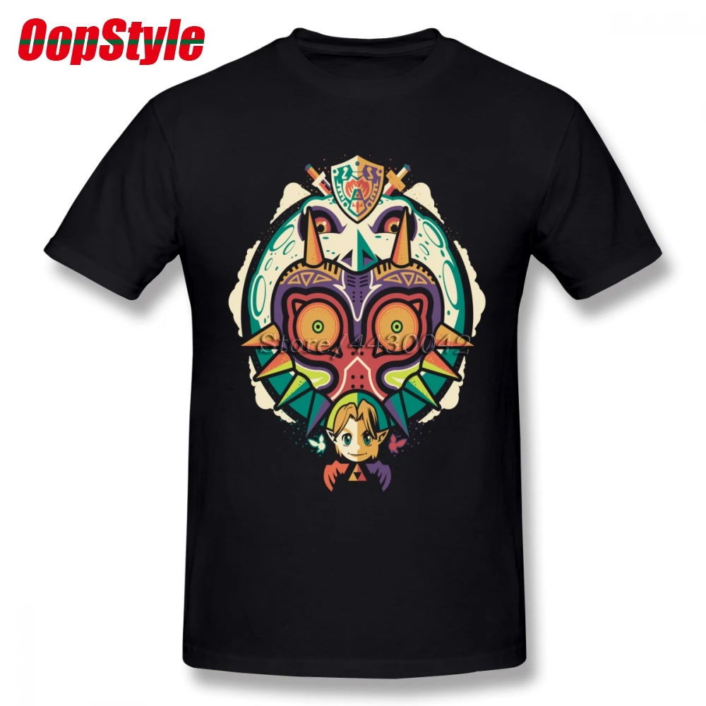 Мужская футболка с коротким рукавом Legend Of Zelda Sheik хлопковая Футболка большого