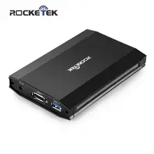 Rocketek external iodd 2.5 inch transparent usb3.0 optibay hdd hard disk case adapter hd box enclosure sata to usb 3.0 externo