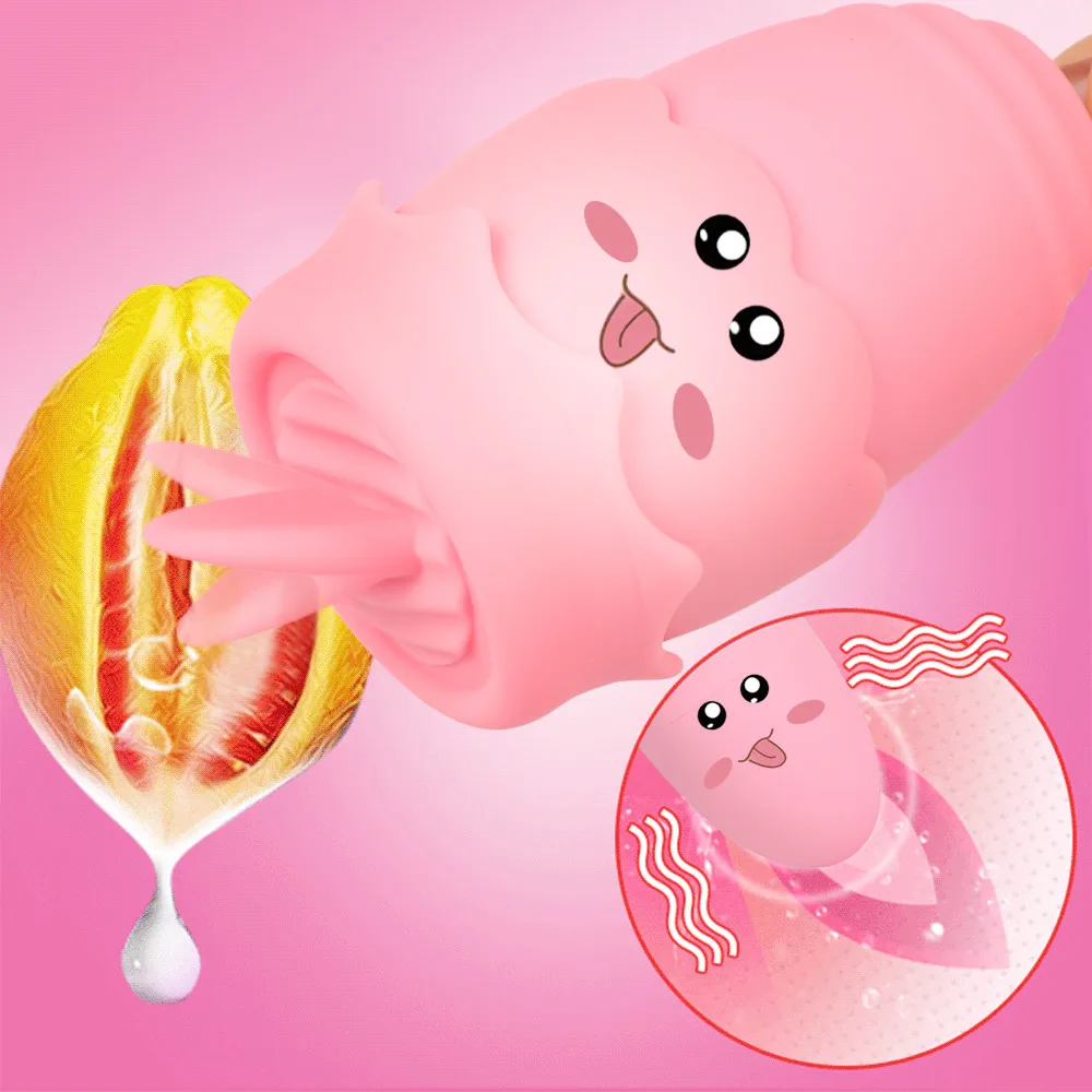 Tongue Vibrator For Women Nipple Sucker Clitoris Licking G spot Stimulator Sex Toys for Woman Breast Enlarge Massage Masturbator (7)