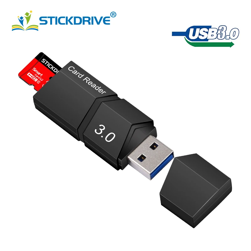 Высокоскоростной USB 3,0 SDXC SDHC набор для чтения карт памяти SD/MicroSD/TF Транс-флэш-карты USB3.0 адаптер конвертер инструмент