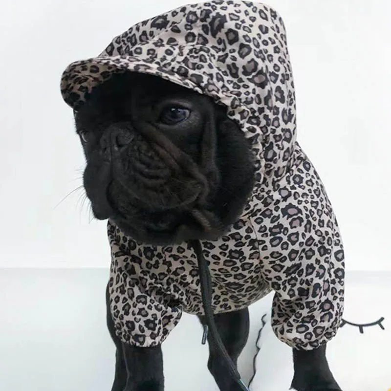 

Sun Protection Dog Clothes Spring Summer Pets Dogs Clothing For Dogs Costume Leopard Design Dog Coat Ropa Perro Pet Raincoat