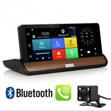 Fonwoon " Android 3g Автомобильная камера gps навигация Bluetooth Wifi Автомобильный видеорегистратор с двумя объективами Full HD 1080P видеорегистратор парковка
