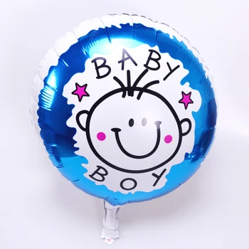 

Lucky 30pcs/lot 18 inch Boy/Girl Baby Shower Balloon Foil Helium Balloons Classic Toys Birthday Party Wedding Decoration Ballon