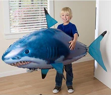 RC Air Swimming Fish & Shark Toys Drone Clown Fish Balloons Nemo Inflatable with Helium Plane Toy Party For Kids christmas Gift