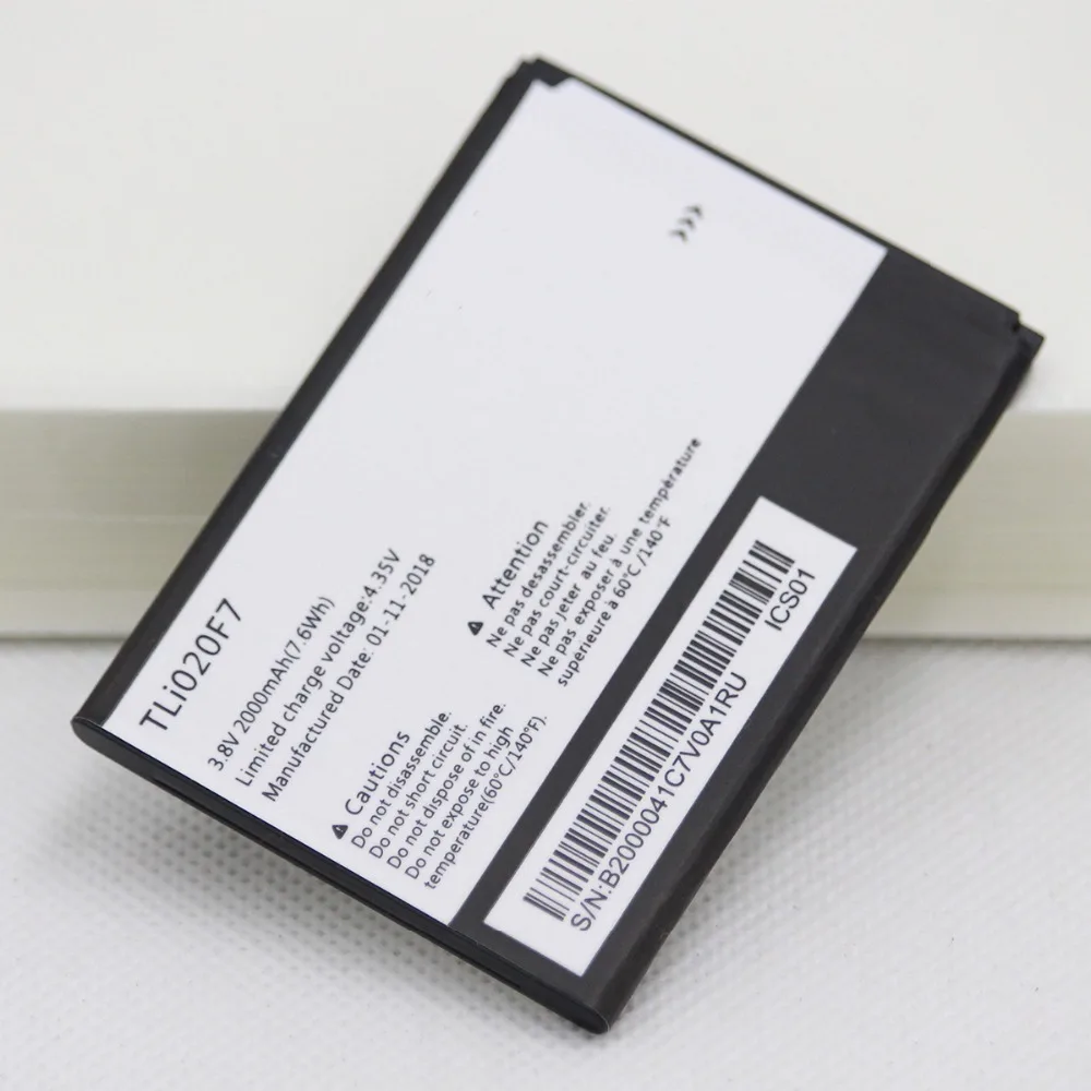 Новый аккумулятор 2000 мАч TLI020F1 для Alcatel One Touch Pop 2 5042d C7 7040 OT 5010 5010D OT5010 OT5010D
