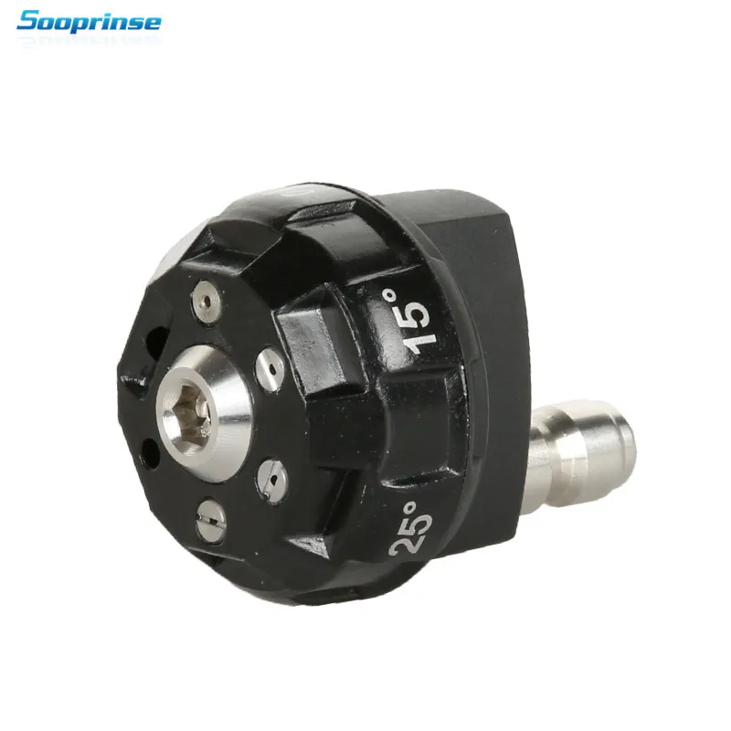 

Sooprinse 6 in 1 Pressure Washer Tips Nozzle,Changeover Quick Connect Tips for Pressure Wahser,1/4inch 0 25 40 degree and Soap