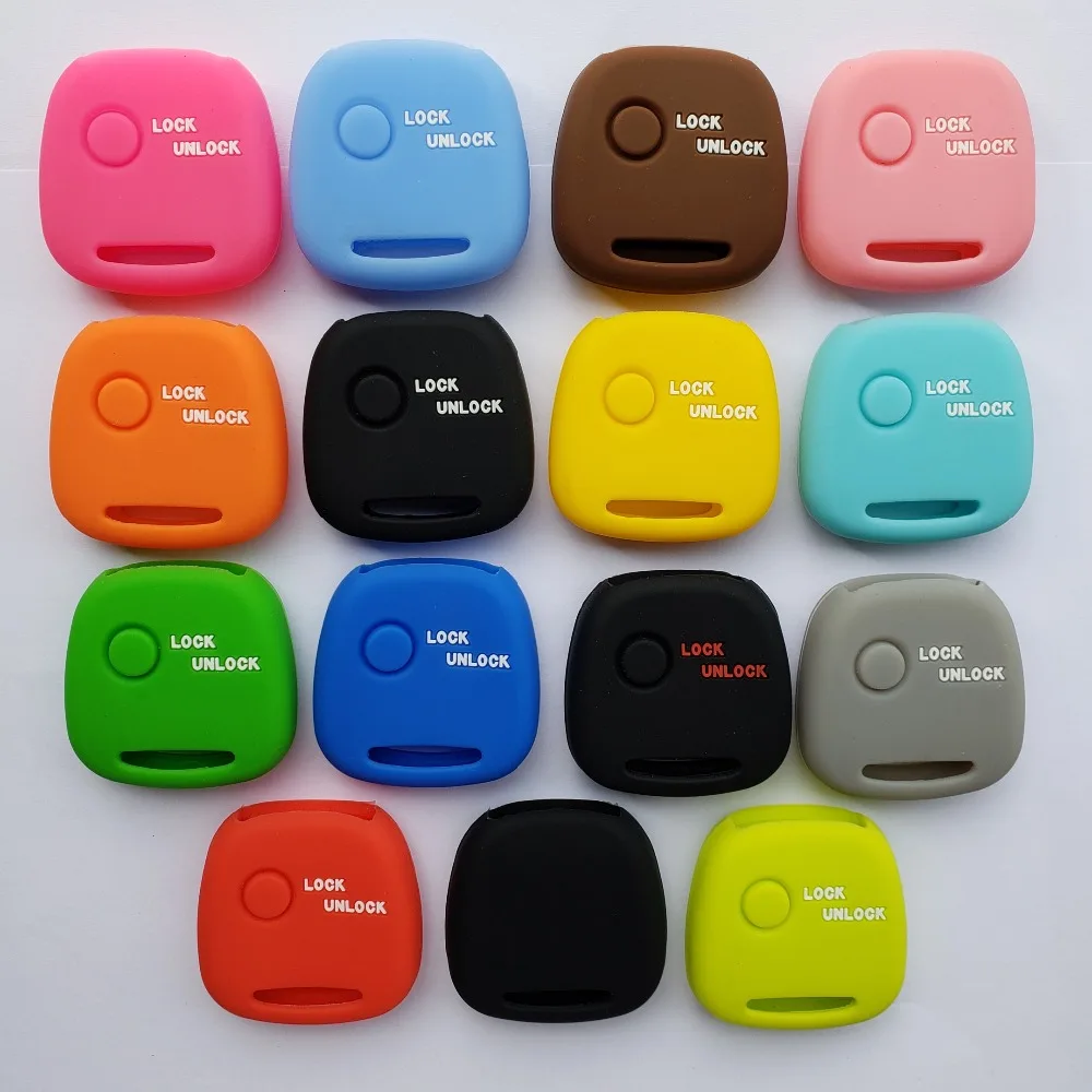 

Runfa Auto key FOB Shell Silicone Case Protect For Suzuki Wagon R Moko For Nissan PINO For Mazda Key 1 Button 20pcs/lot