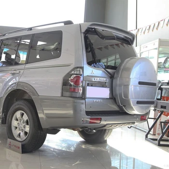 

MONTFORD Car Styling ABS Plastic Unpainted Primer Rear Trunk Boot Wing Lip Spoiler Fit For Pajero Spoiler V73 Spoiler 2007-2015