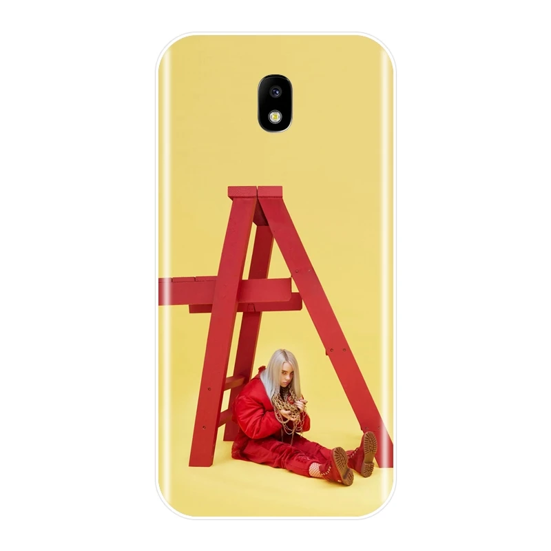 Billie Eilish задняя крышка для Samsung Galaxy J4 J6 J8 плюс J2 J5 J7 Prime J3 J5 J7 Мягкий силиконовый чехол для телефона