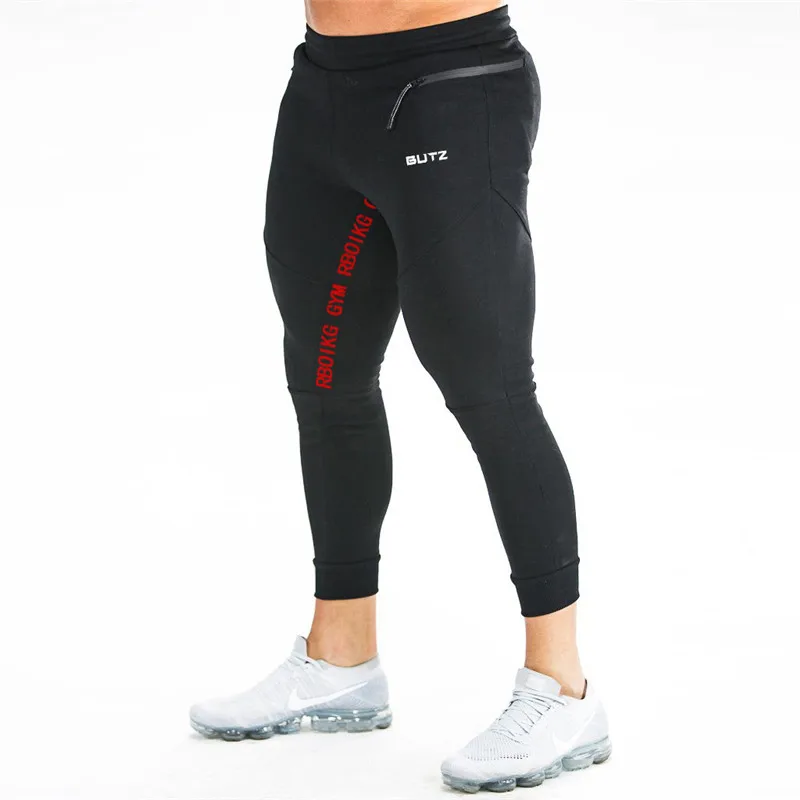 Модные для мужчин's брюки для бодибилдинга мужская одежда 2019 Новый jogger фитнес брюки для девочек повседневное уличная sporter Мужчин's